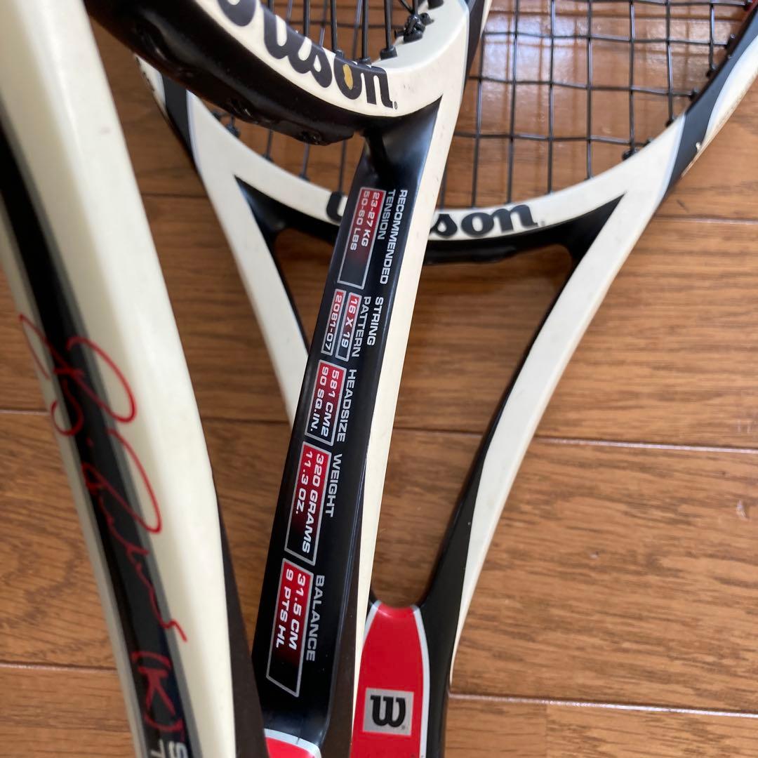 Wilson K Six One Tour ラケット 2本セット