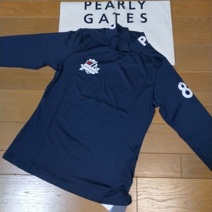 ⭐新品⭐パーリーゲイツ⭐長袖モック⭐濃紺⭐M⭐