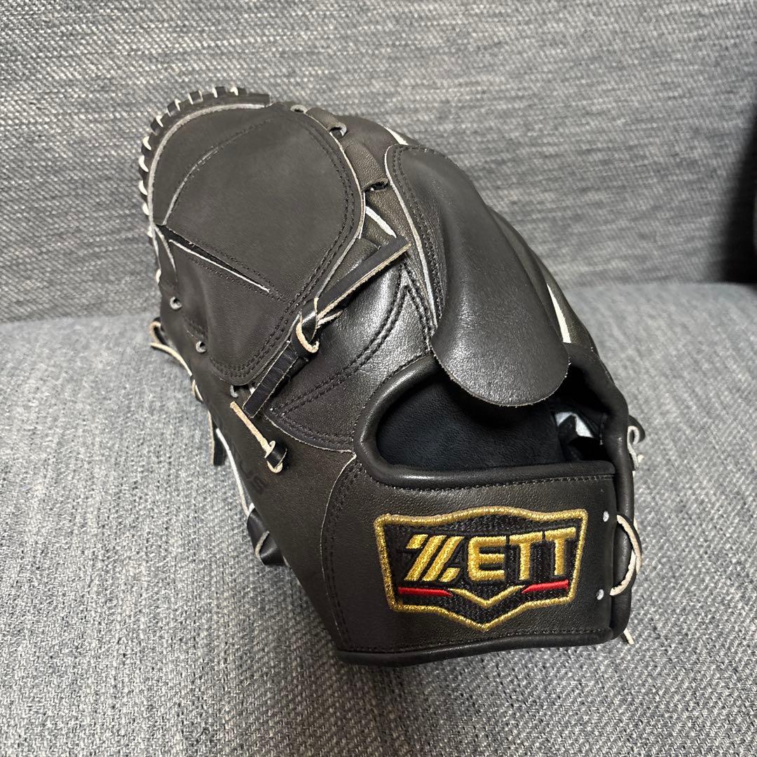 ZETT PROSTATUS 軟式グローブ 黒 左投げ
