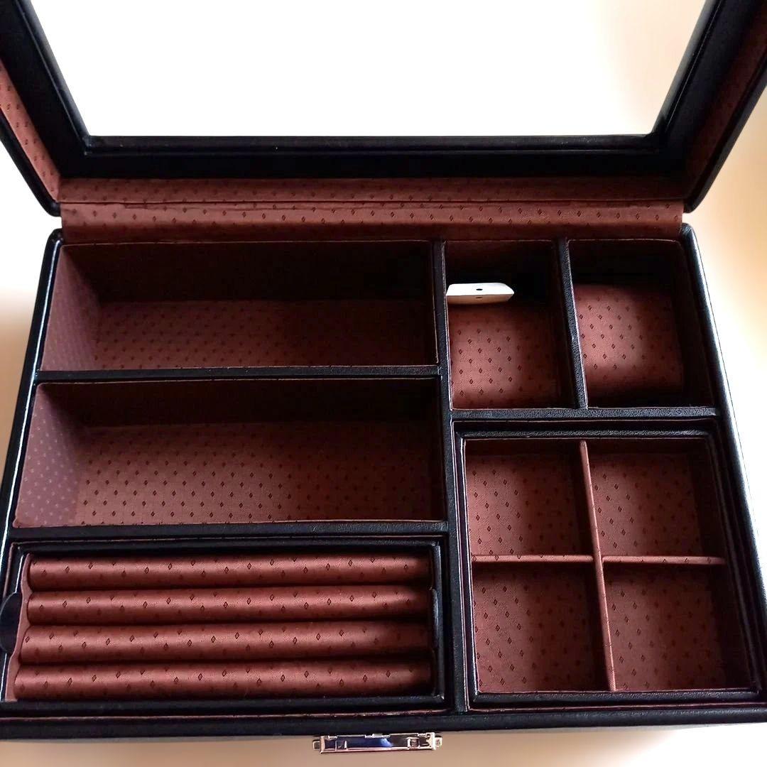 #新品❗多機能アクセサリーケース 黒・外箱あり・ギフトに！