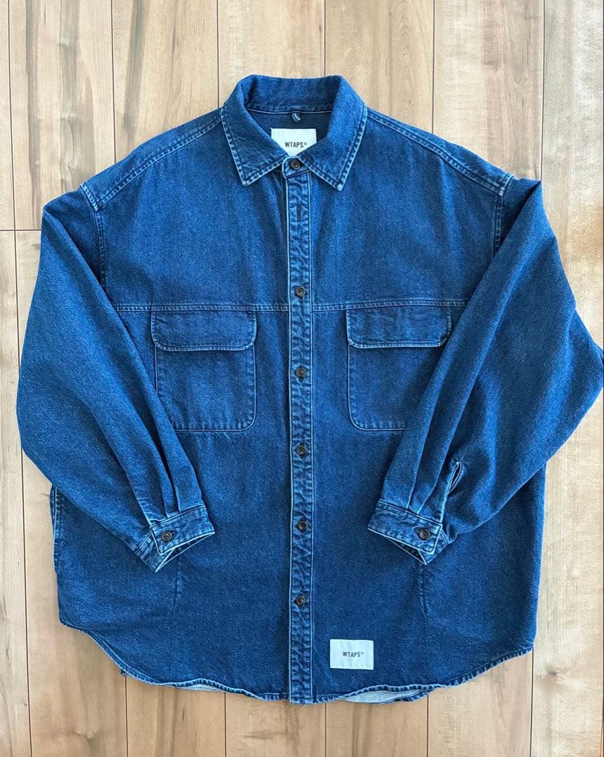ジャケット・アウター WTAPS WCPO 01 LS DENIM 222WVDT-SHM01
