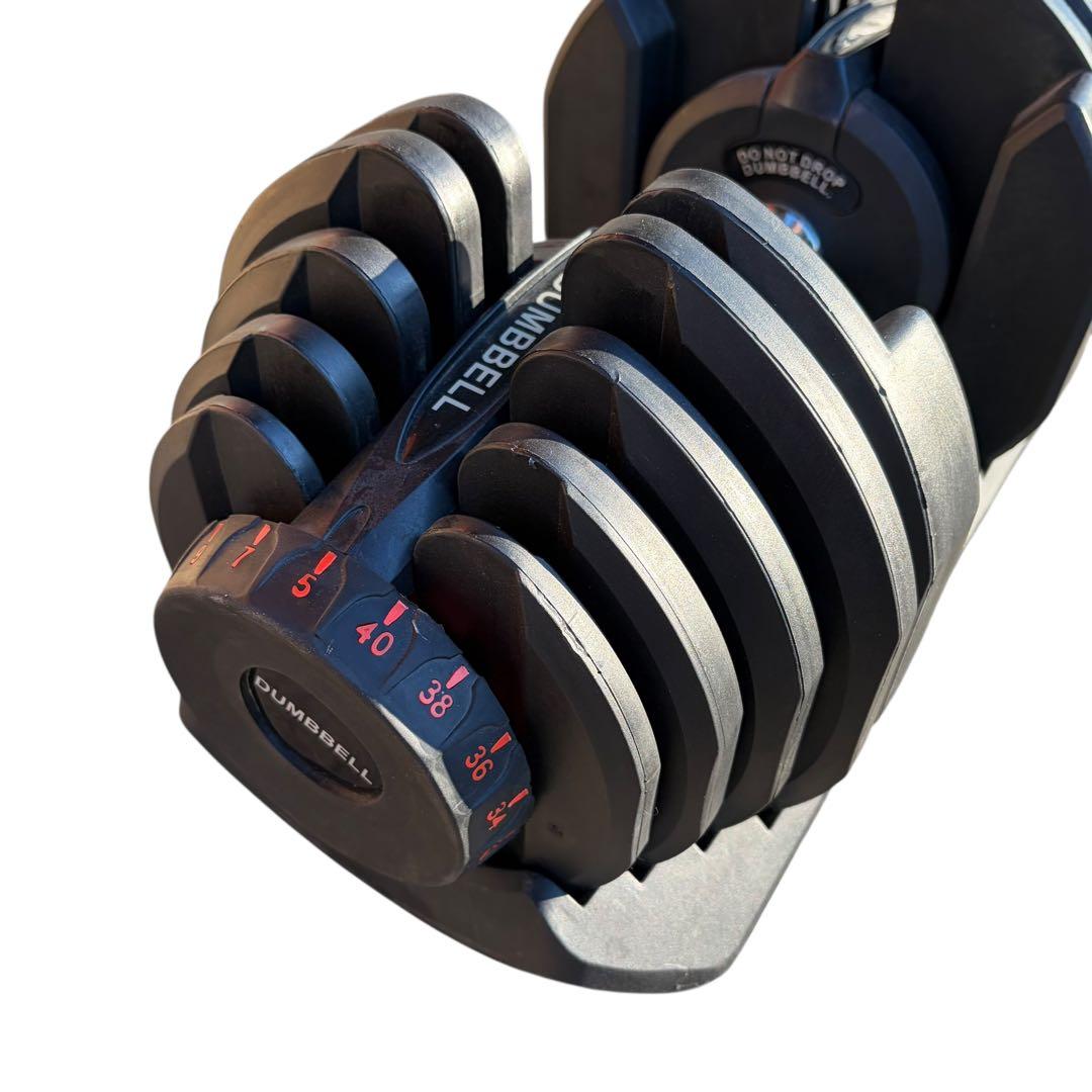 【動作確認済】DUMBBELL 可変式ダンベル 40kg ①