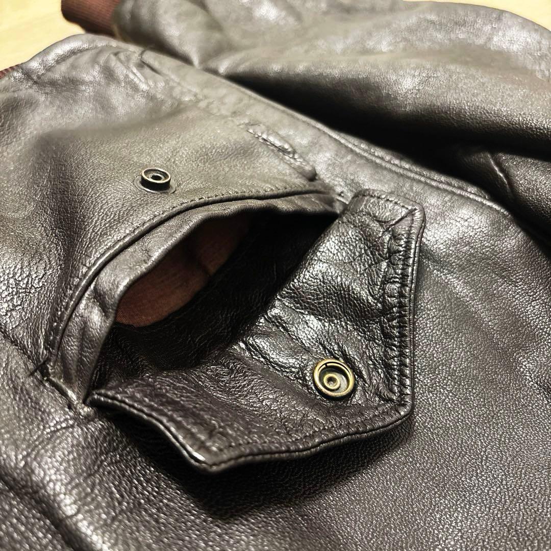 美品 80s USA製L.L.Bean G1 レザージャケット