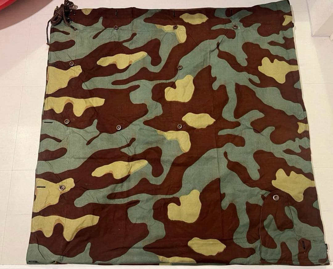 【最終値下】イタリア軍幕　サンマルコ迷彩　ポンチョテント　3枚セット