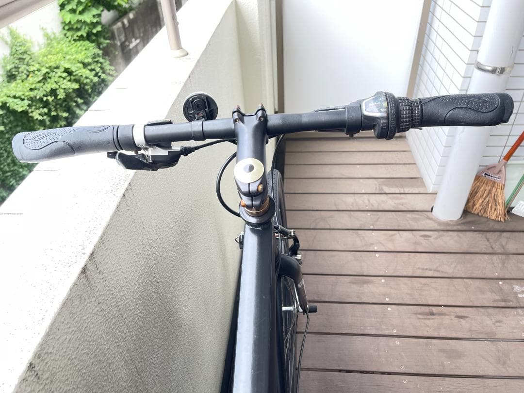 クロスバイクAMERICAN EAGLE　外装18段変速　black　引取専用