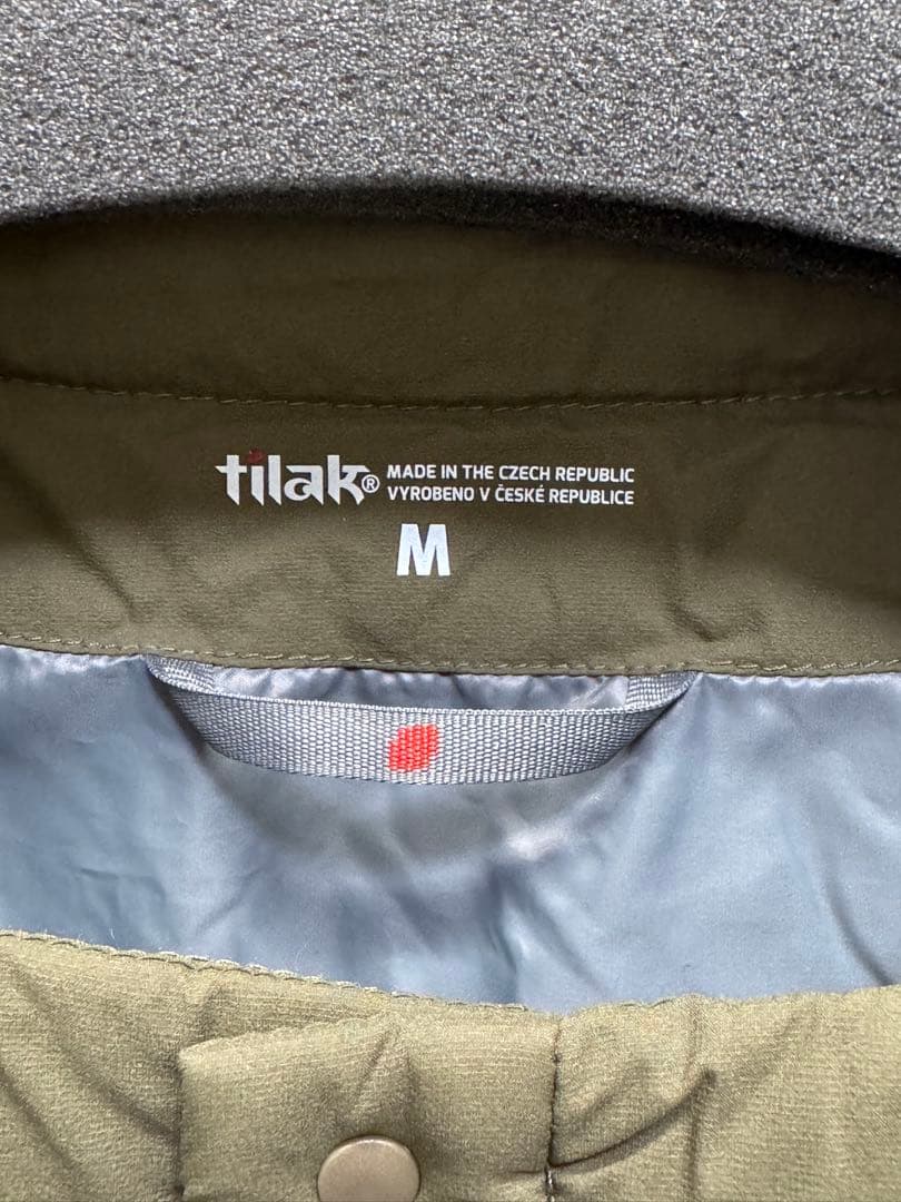 tilak ダウンベスト M オリーブグリーン