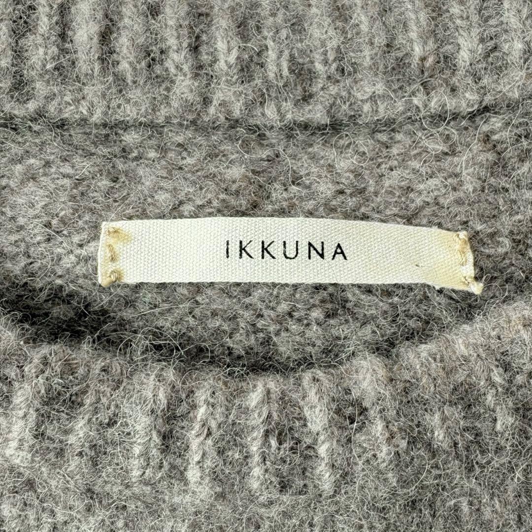 IKKUNA イクナ ニットベスト ウール Mサイズ シンプル アルパカ