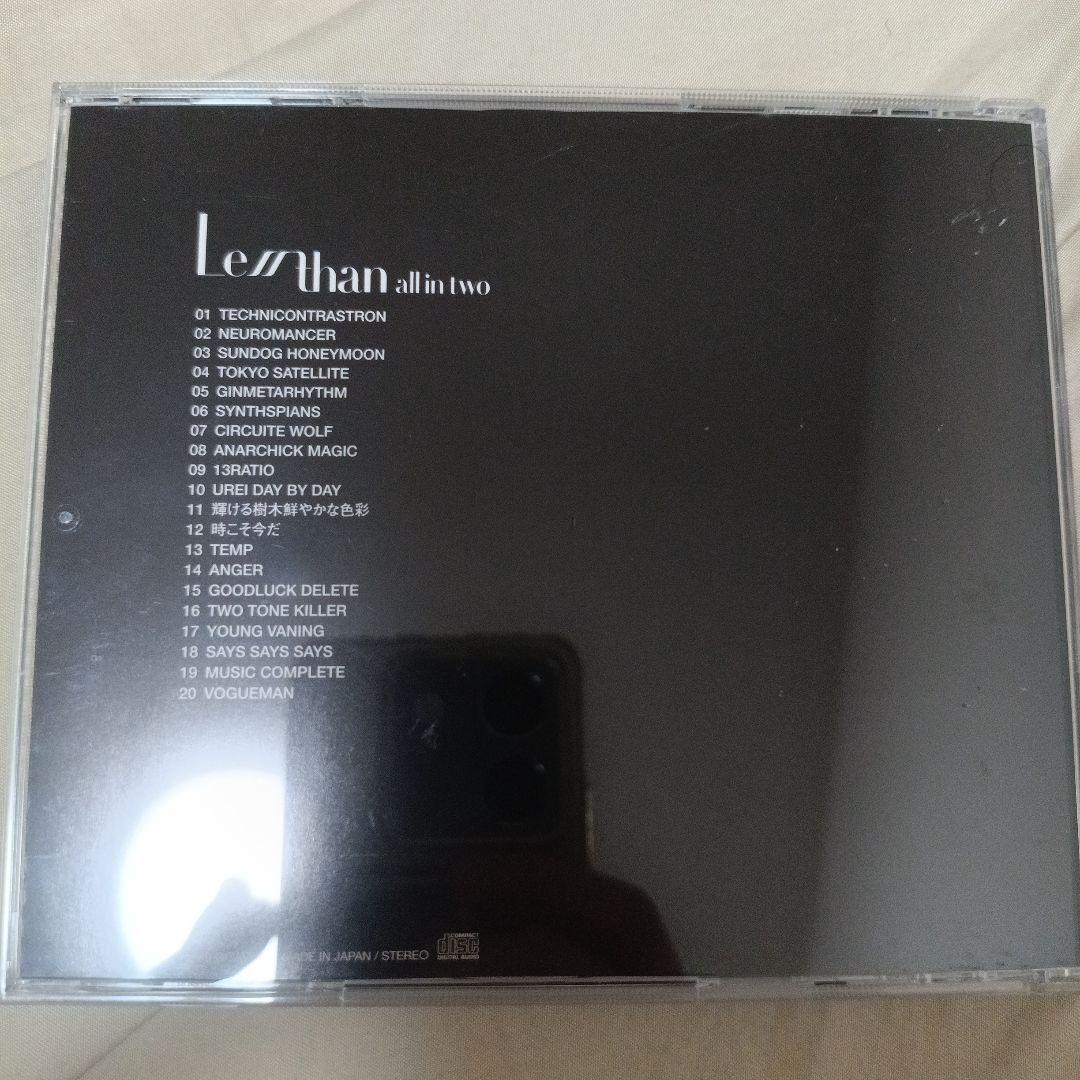GOATBED Lessthan all in two 2枚組CD