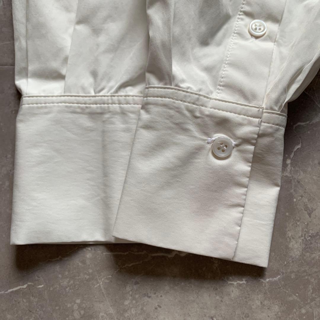 【美品】 machatt マチャット　スタンドカラーオーバーシャツ　白