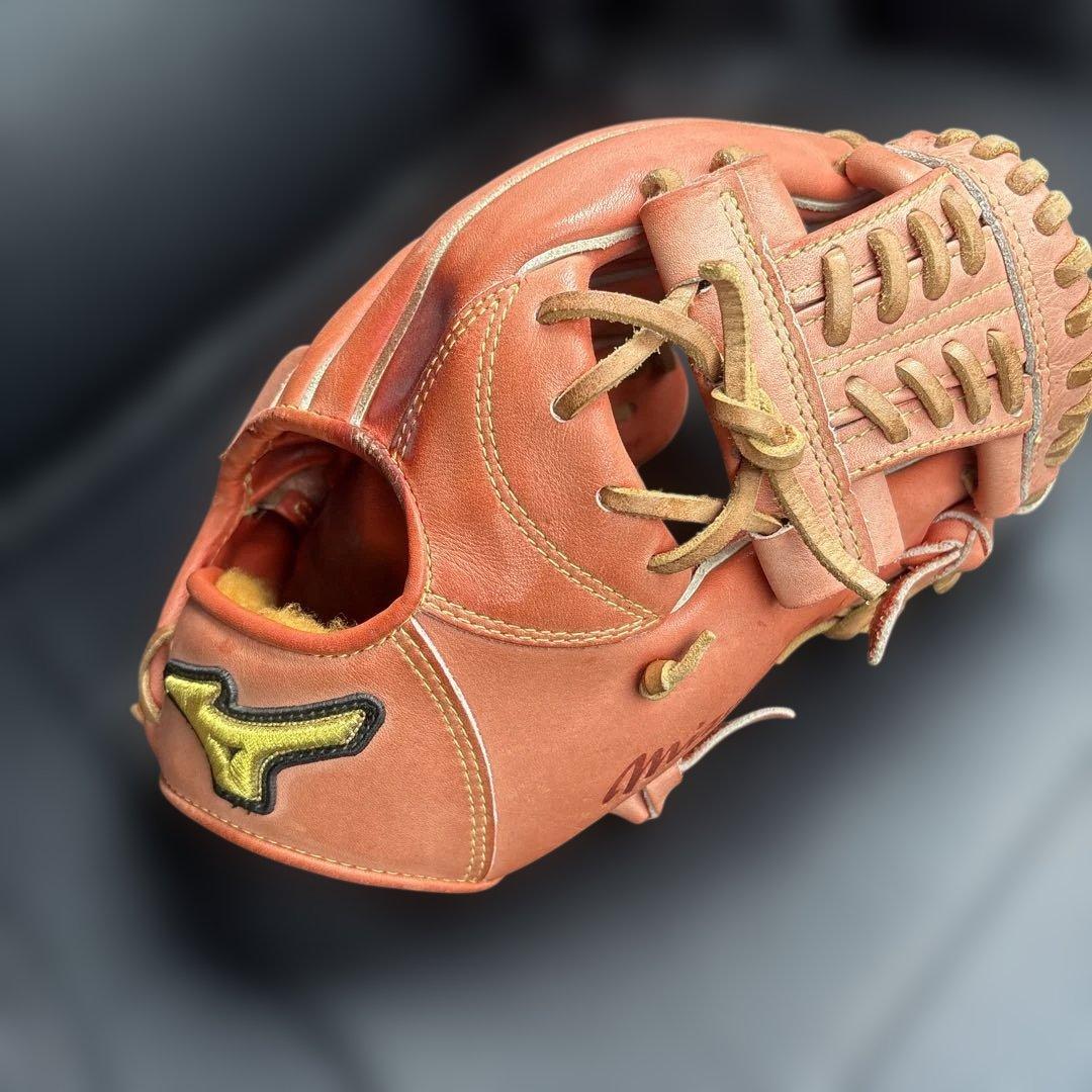 Mizuno Pro 硬式グローブ オレンジ　坂本勇人　内野用