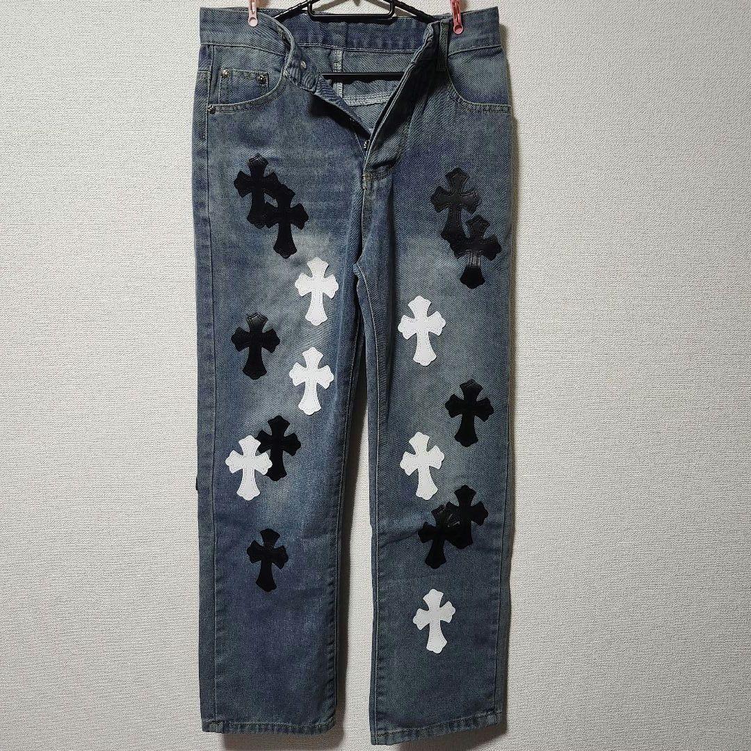 CHROME HEARTS ストレートデニム ベルトセット