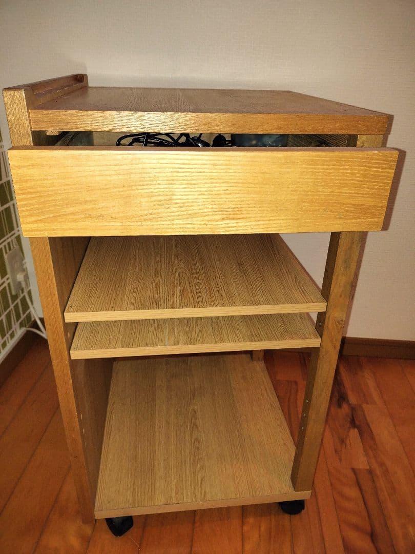 無印良品　食器棚　付属ワゴン