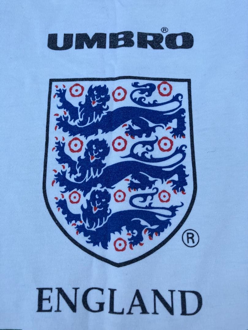 【希少デザイン】アンブロxイングランド代表　ビンテージTシャツ　umbro XL