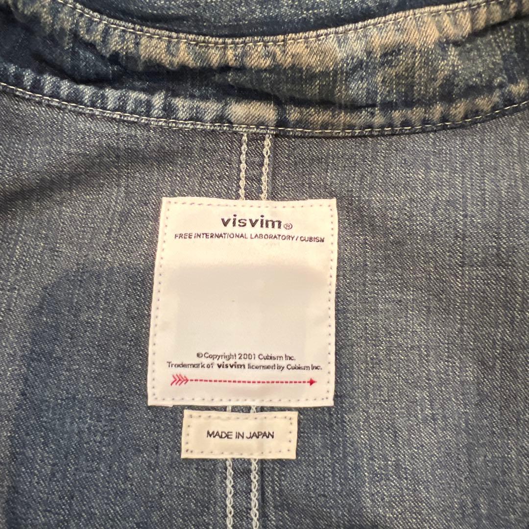 visvim デニムコート ドライデニム　グレースモンキーコート
